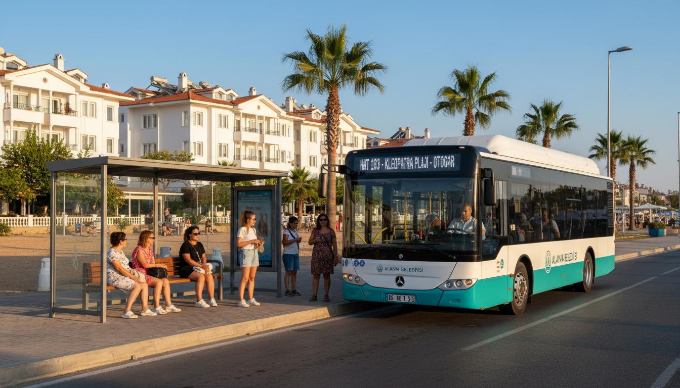 Alanya öğrenci yurtları ve apartları panoramik manzara